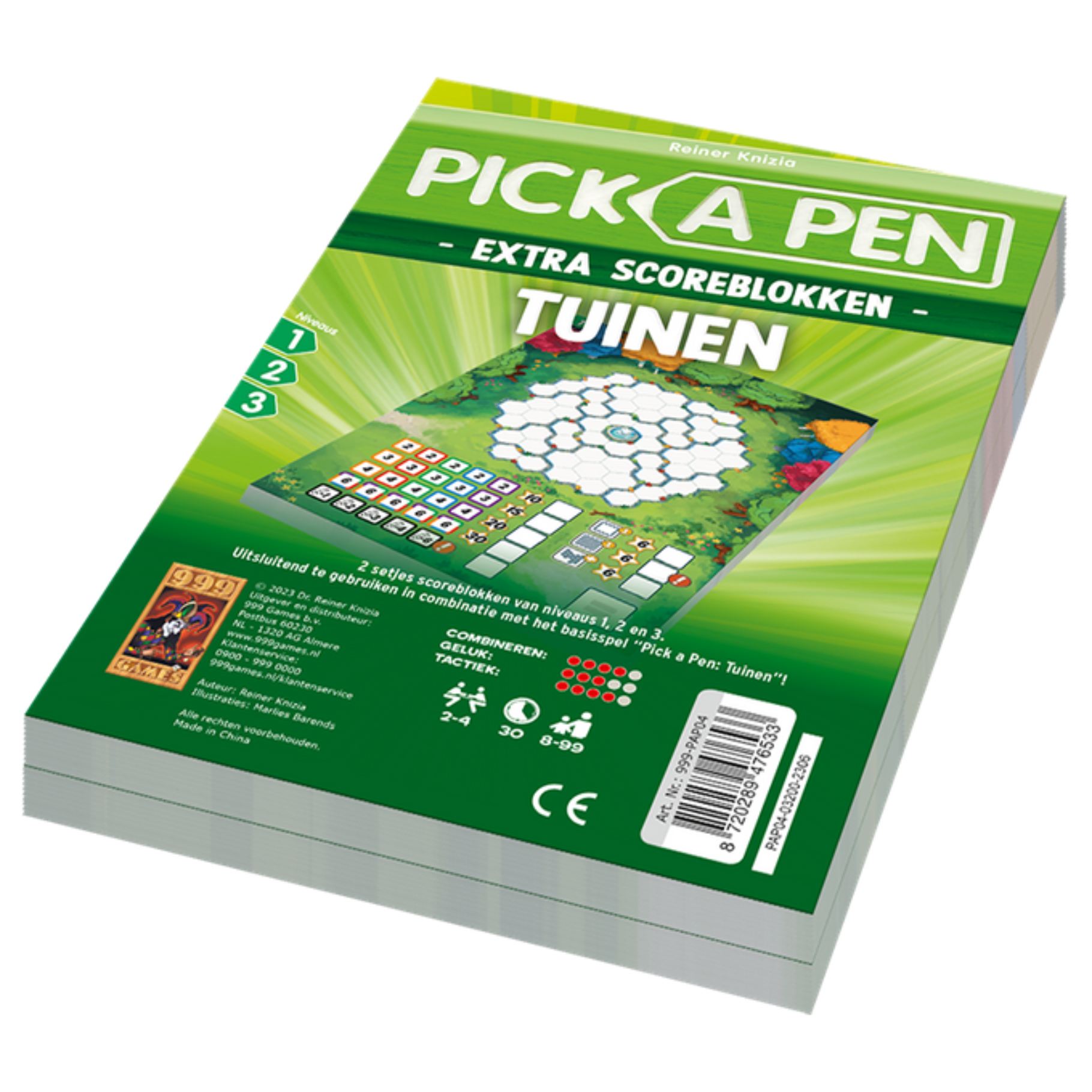 Top1Toys Pick a Pen Tuinen Scoreblok