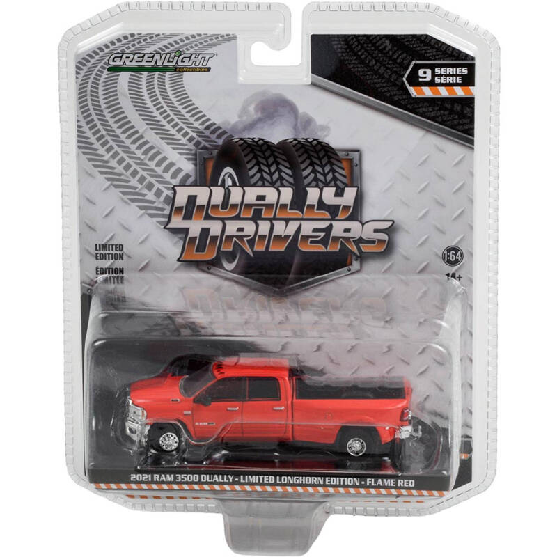 Brinic Modelcars Greenlight 2021 Dodge Ram 3500 Dually - Limited longhorn edition