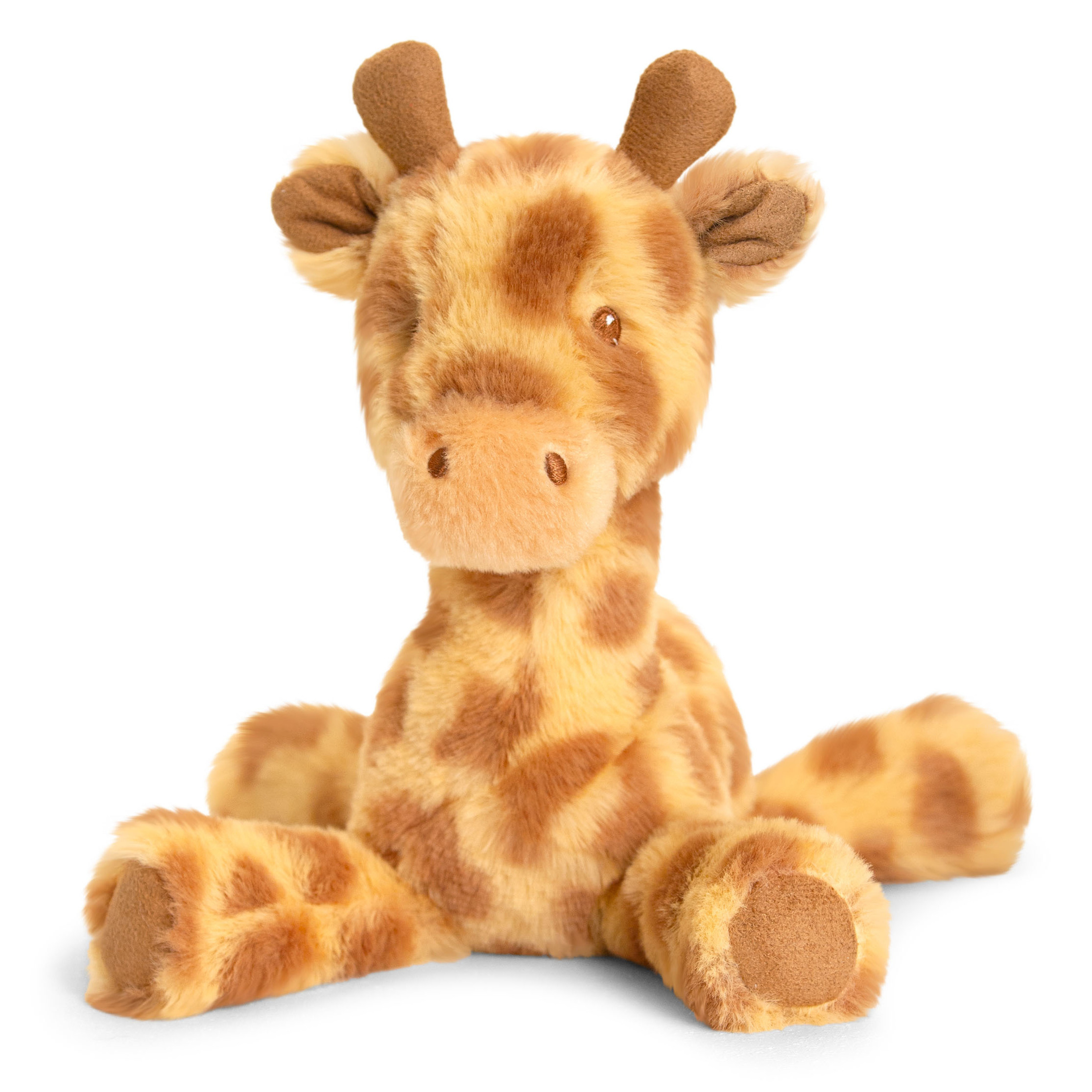 Keel Toys Knuffel Giraffe - zachte pluche stof - knuffeldieren - 14 cm - cadeau - kinderen -