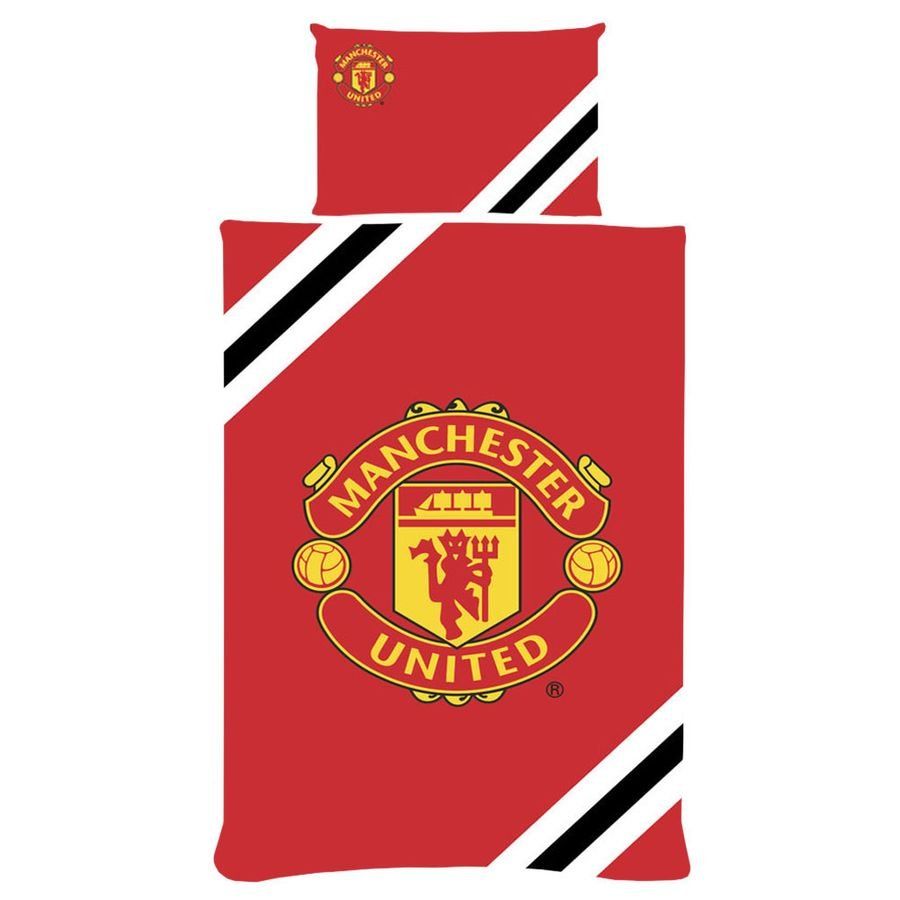 Taylors Merchandise Manchester United Beddengoed - Rood/Wit