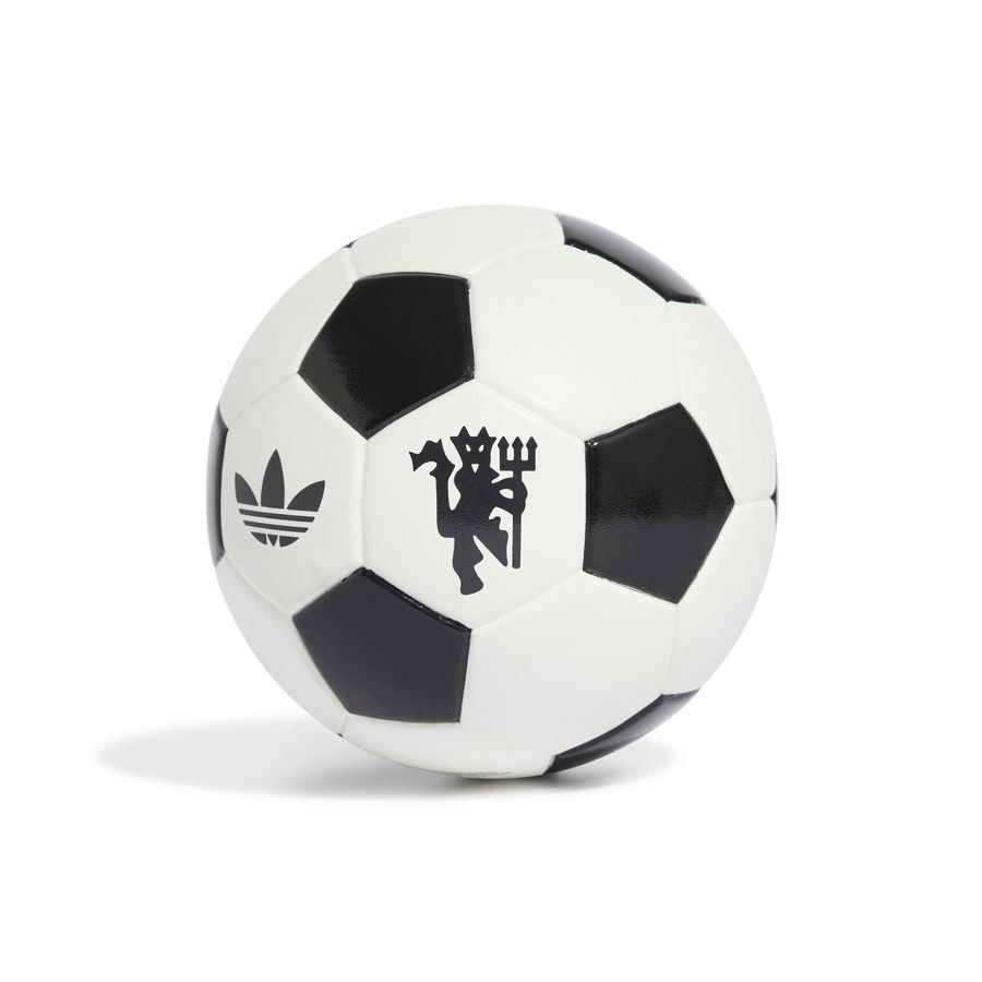 Adidas Manchester United Voetbal Mini 3. - Wit/Zwart/Grijs