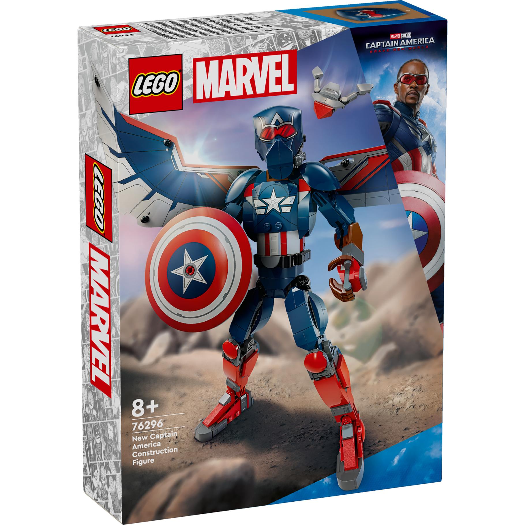 Top1Toys LEGO 76296 Super Heroes Nieuwe Captain America  bouwfiguur