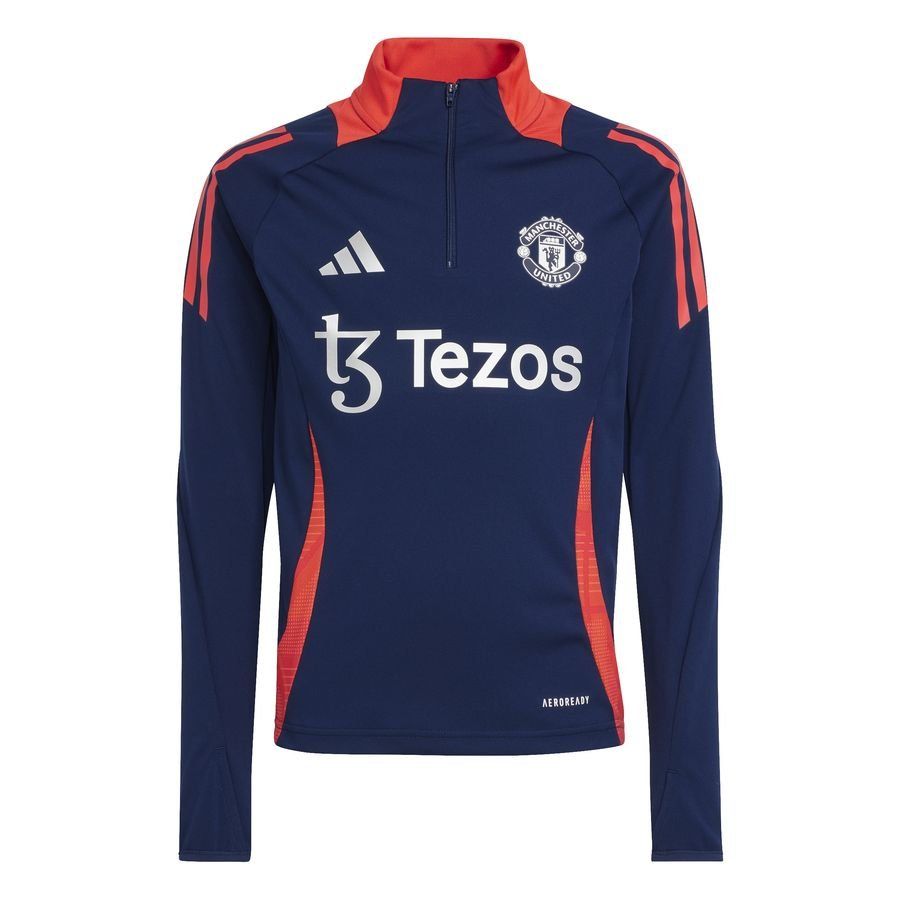 Adidas Manchester United Trainingsshirt Tiro 24 - Navy/Rood Kids