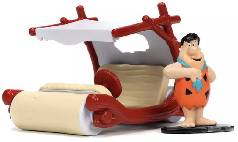 Brinic Modelcars Jada Toys Flintmobile & Fred Flintstone