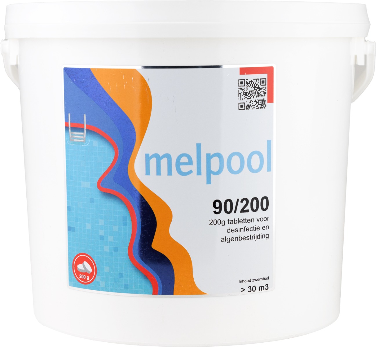 Melpool Zwembad chloor -  grote chloortabletten 200g 5kg