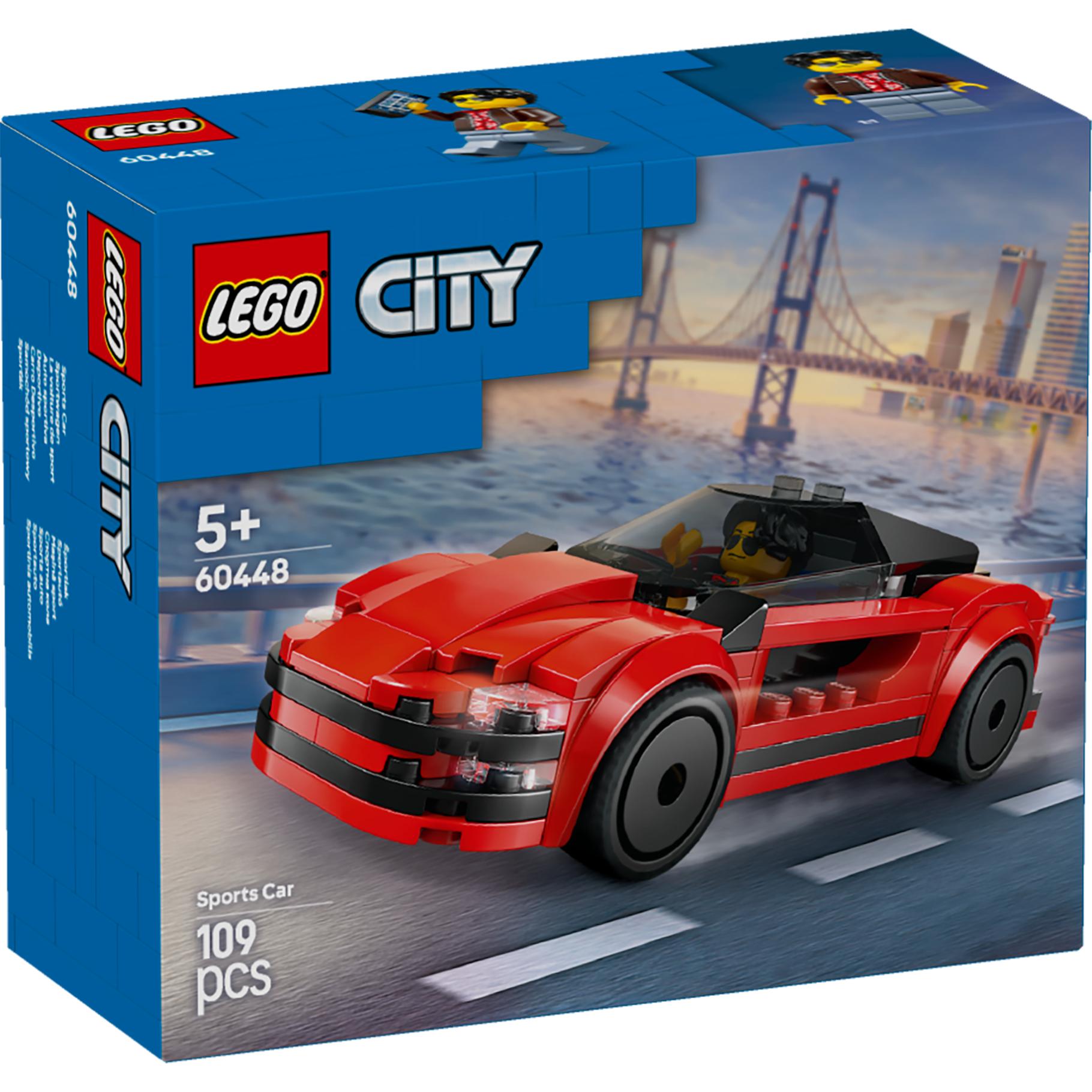 Top1Toys LEGO 60448 City Great Vehicles Rode sportwagen