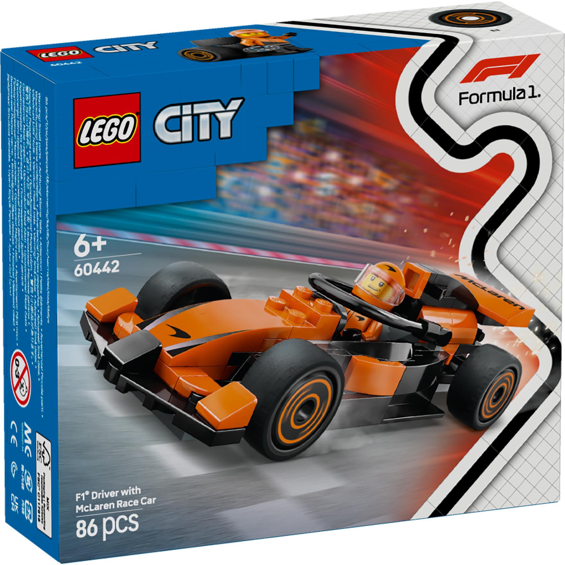 Top1Toys LEGO 60442 City F1 coureur met McLaren racewagen