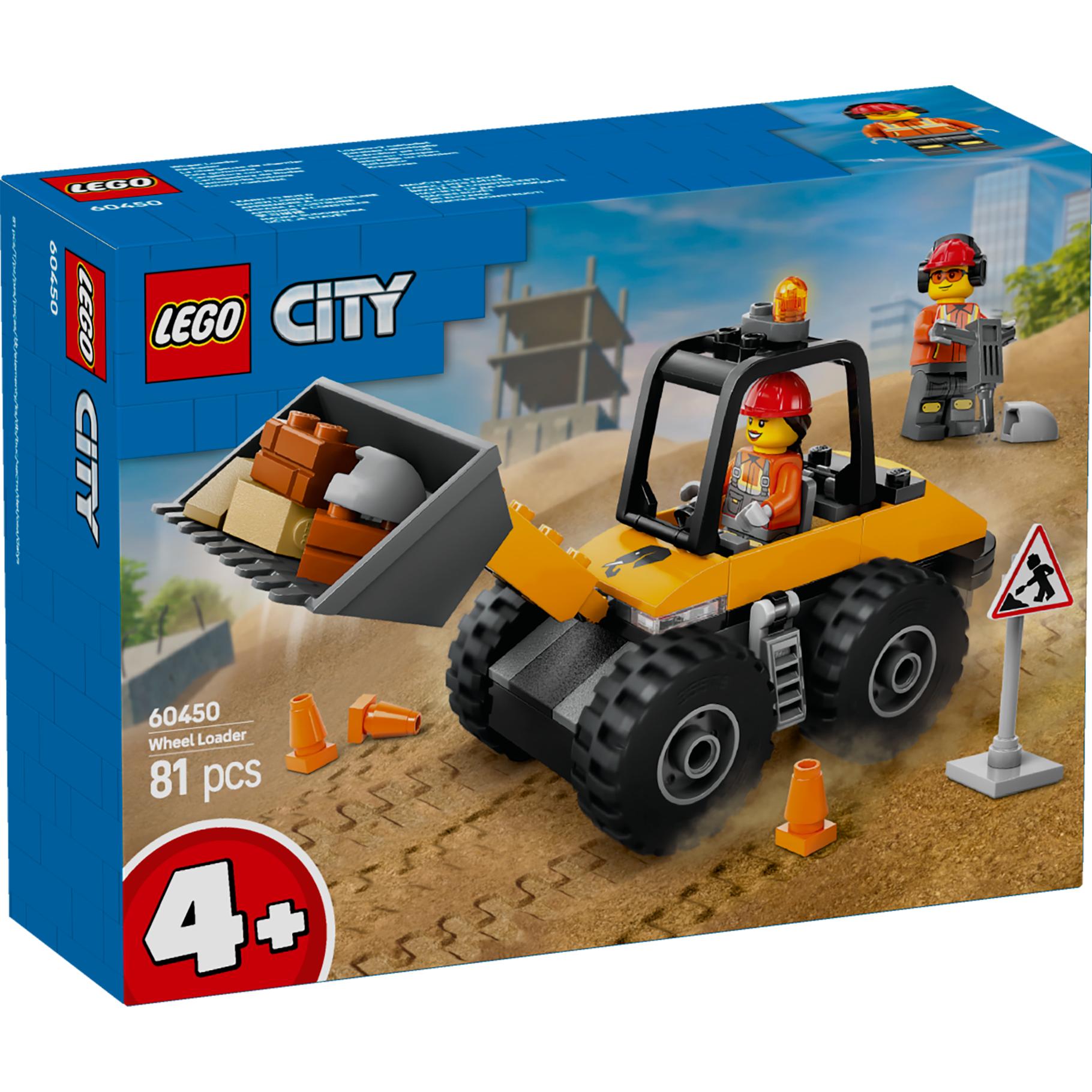 Top1Toys LEGO 60450 City Great Vehicles Gele wiellader