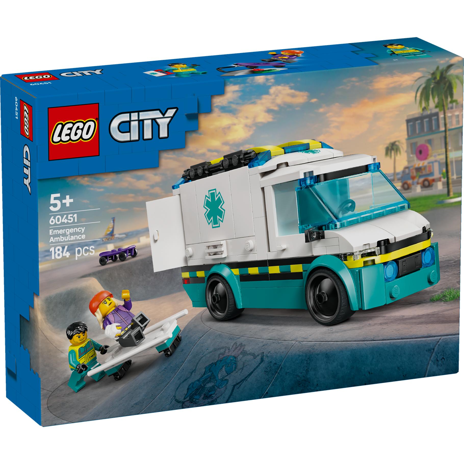 Top1Toys LEGO 60451 City Great Vehicles Ambulance