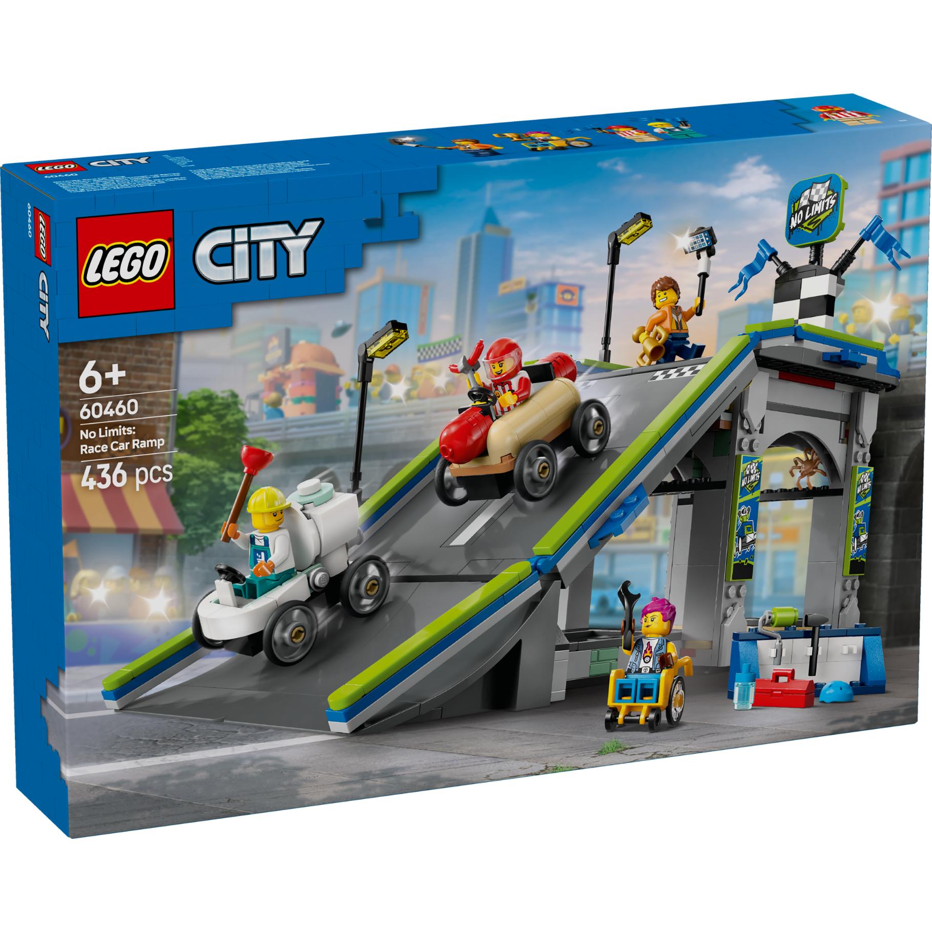 Top1Toys LEGO 60460 City Great Vehicles Snelle schans voor  raceauto's