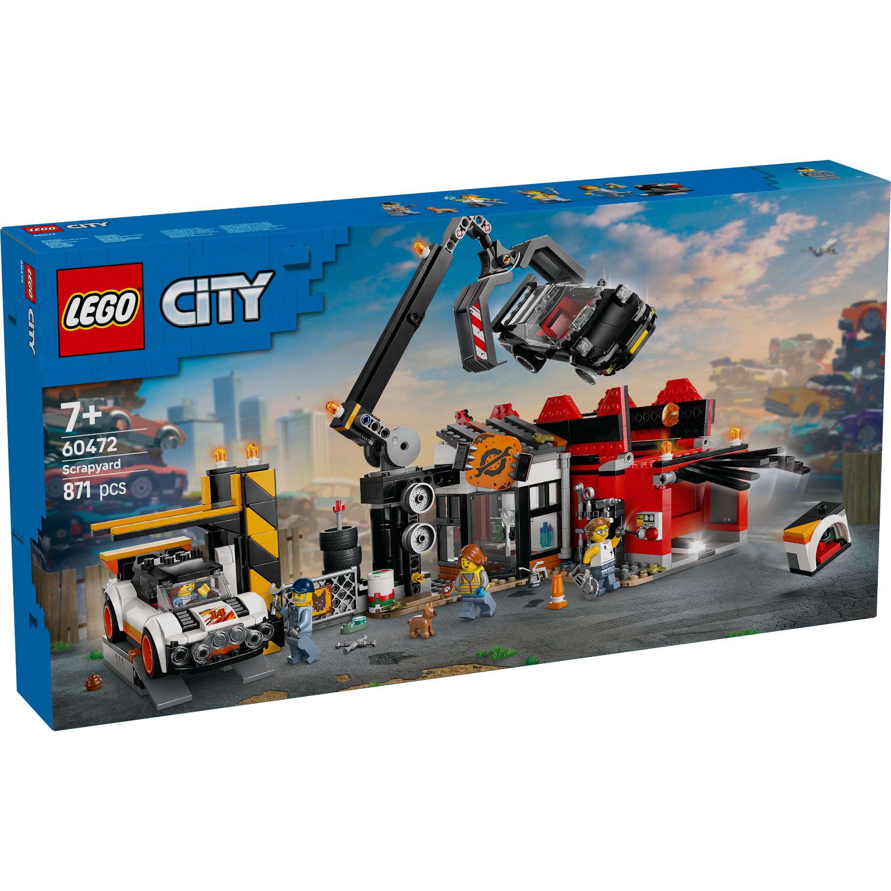 Top1Toys LEGO 60472 My City Schroothoop met auto's