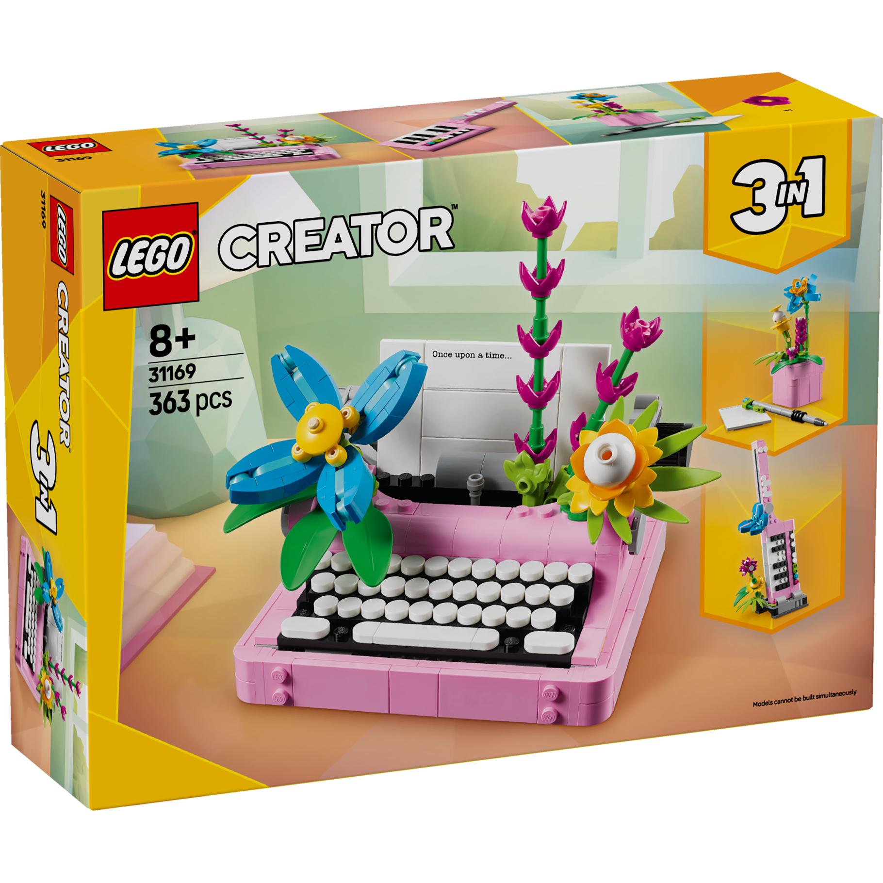 LEGO Creator 31169 Schreibmaschine mit Blumen