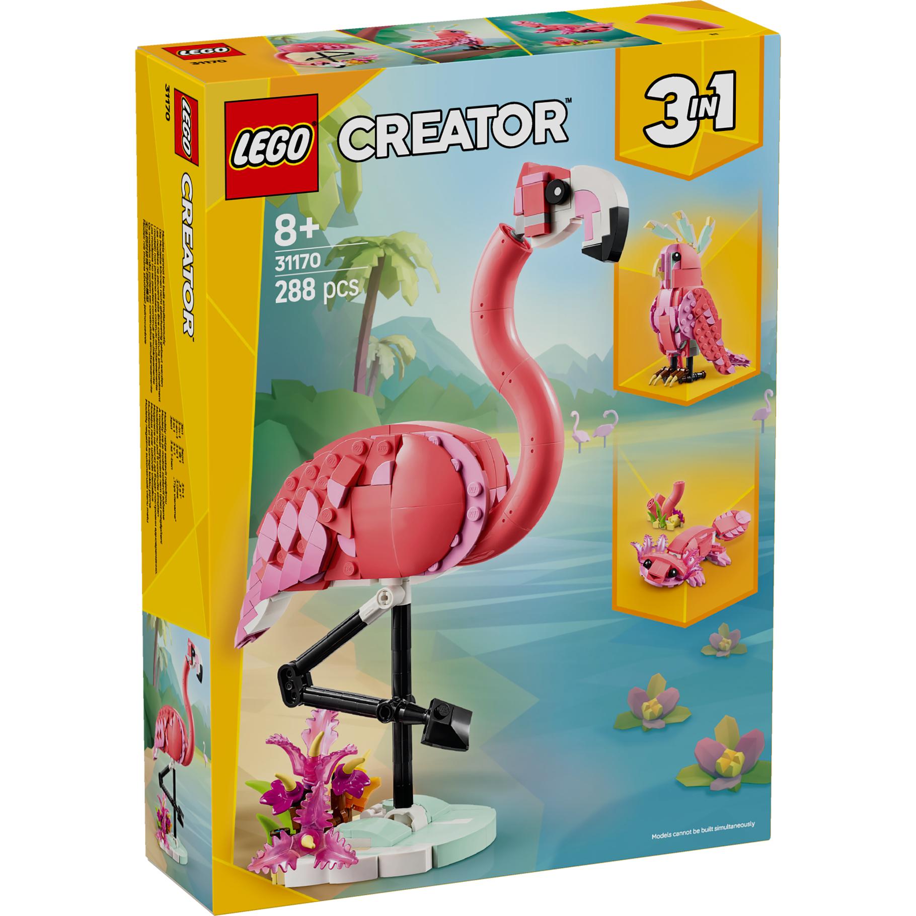 Top1Toys LEGO 31170 Creator Wilde Dieren: Roze Flamingo