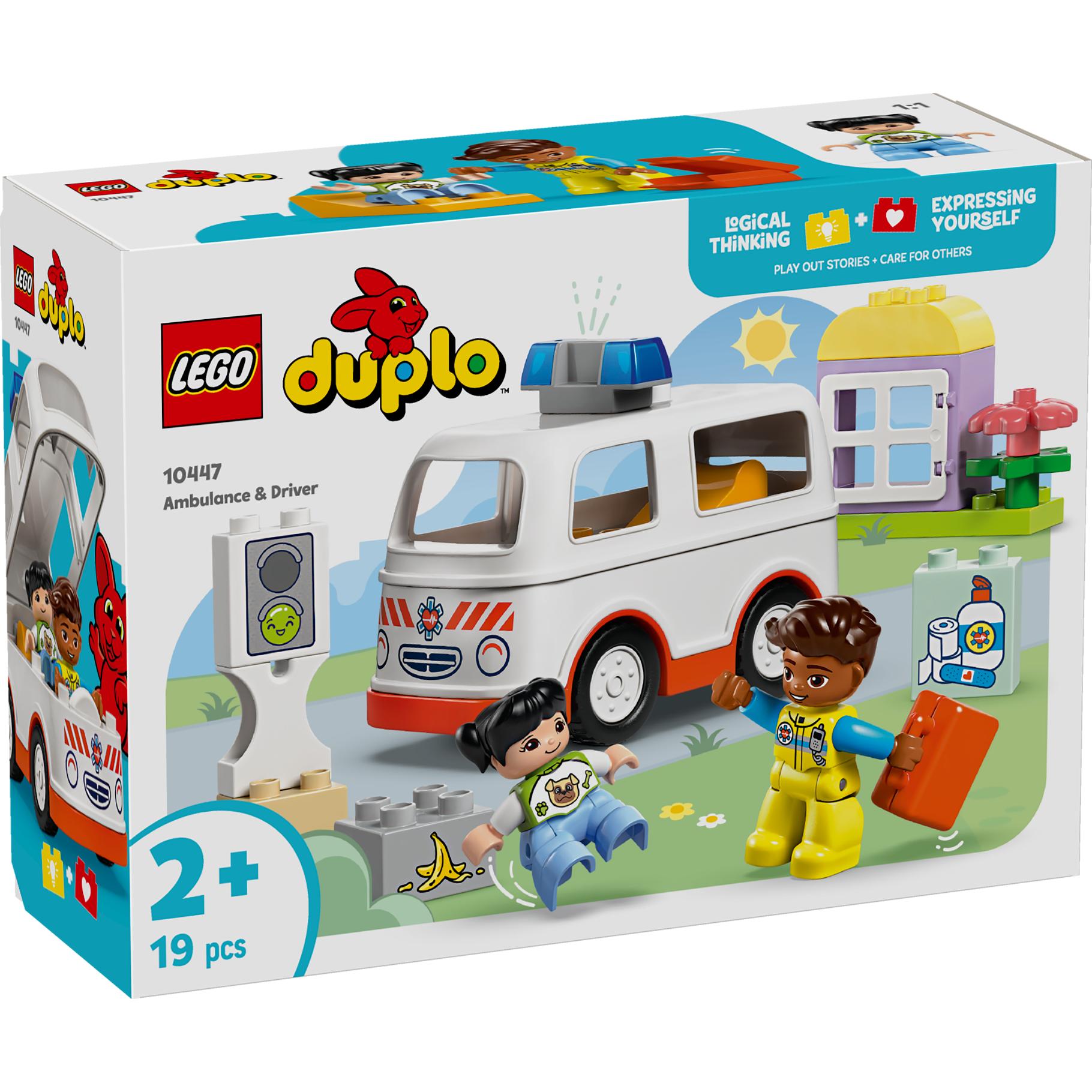 Top1Toys LEGO 10447 DUPLO Ambulance met chauffeur