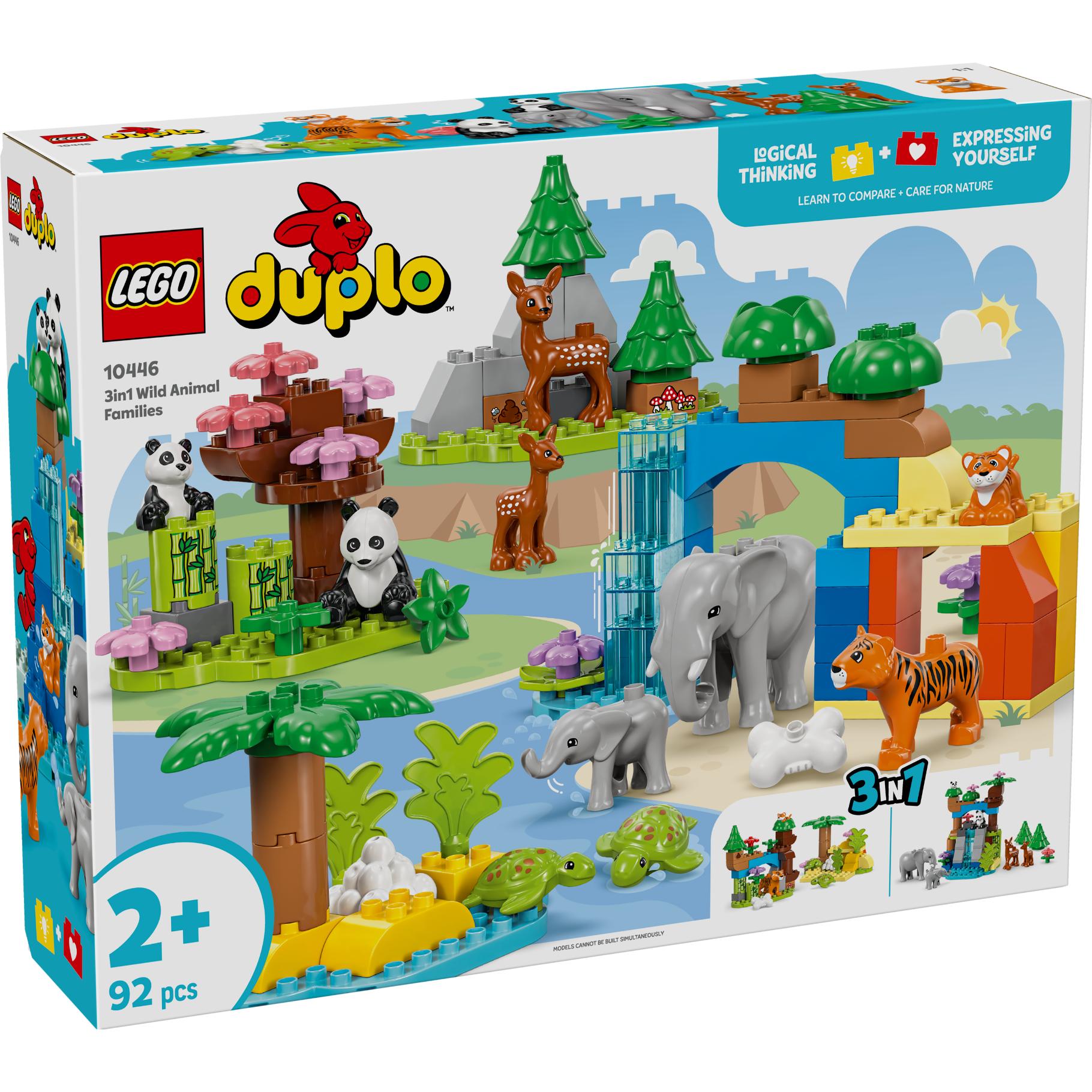 Top1Toys LEGO 10446 DUPLO 3-in-1 families van wilde dieren