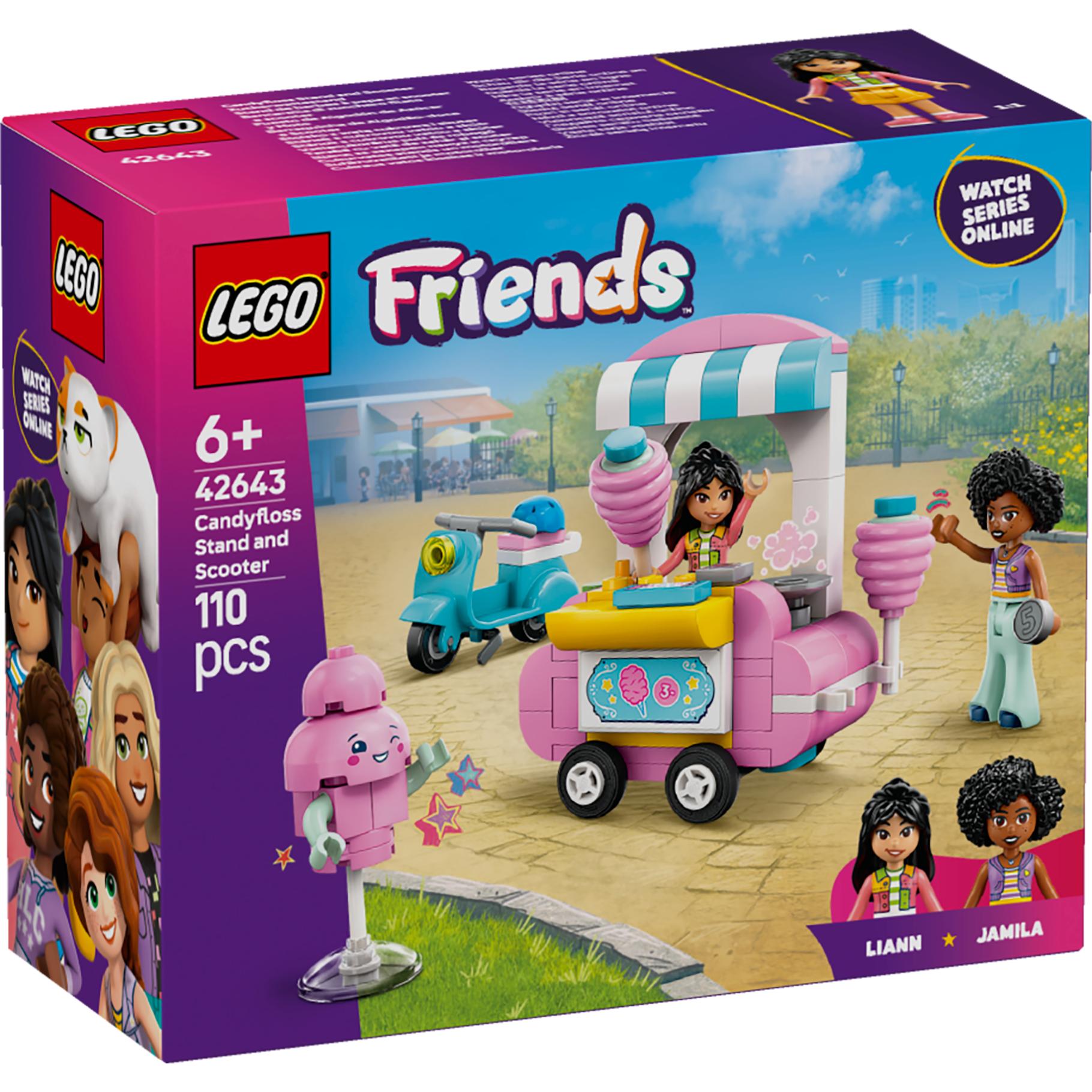 Top1Toys LEGO 42643 Friends Suikerspinkraam en scooter