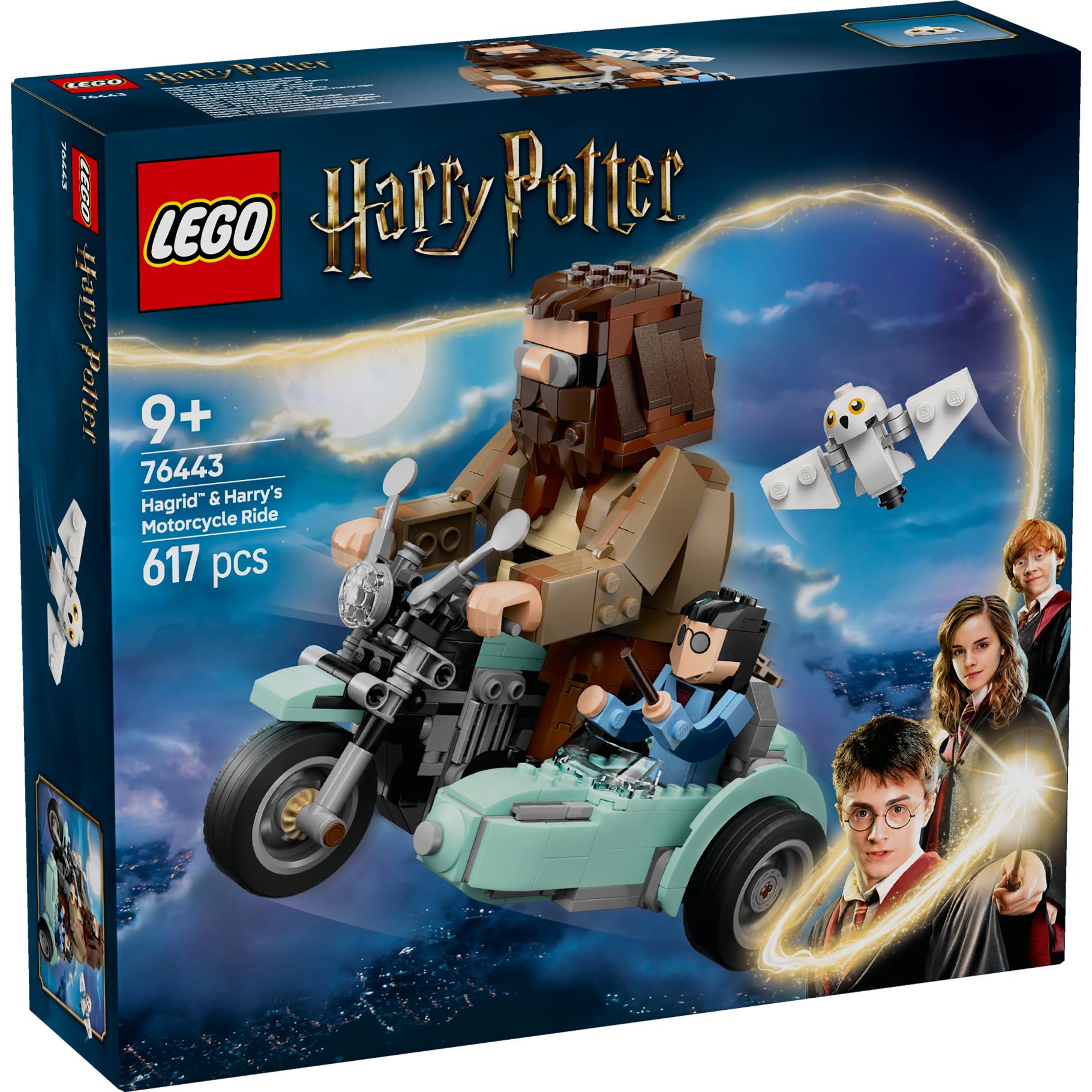 Top1Toys LEGO 76443 Harry Potter Hagrid en Harry's rit op  de motor