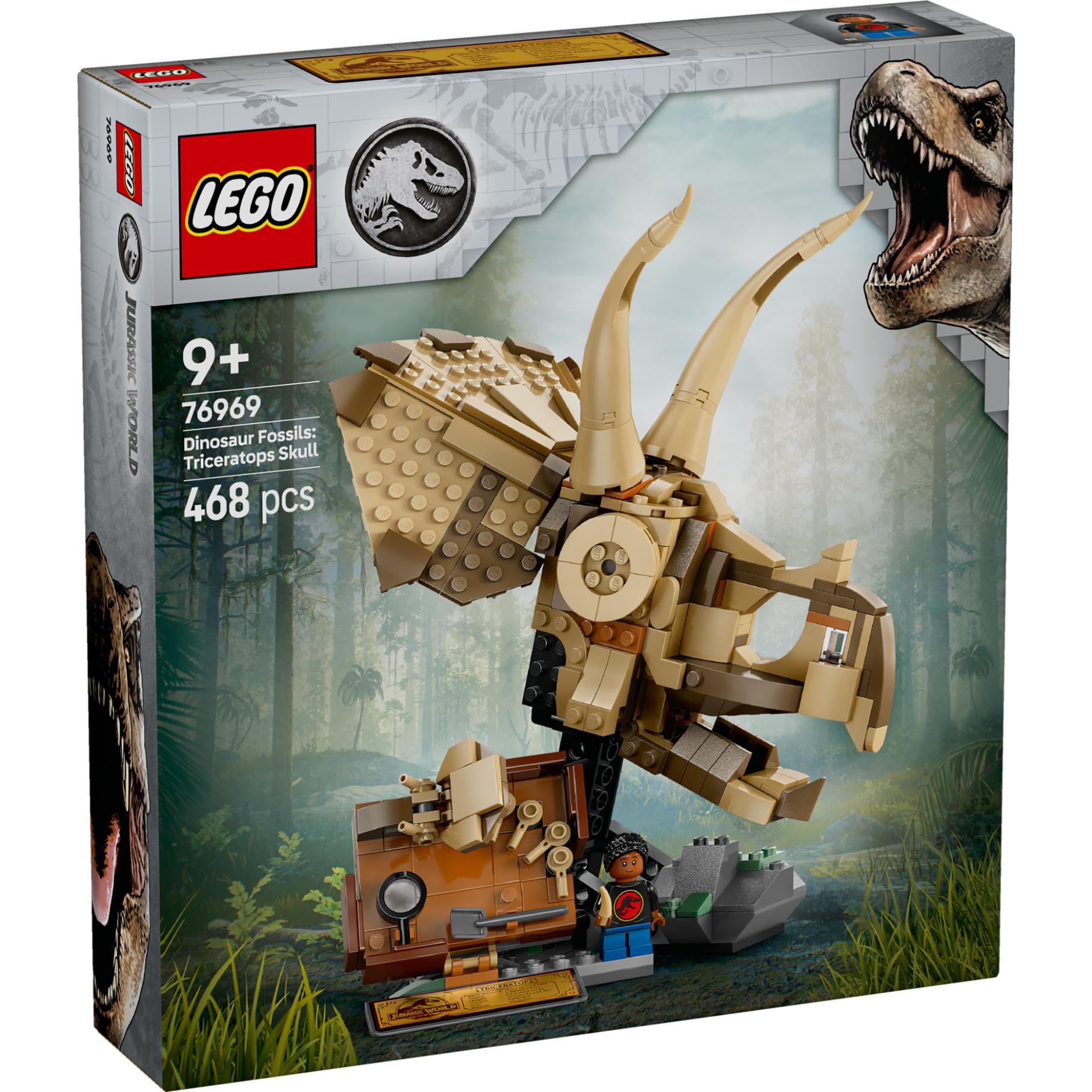 Top1Toys LEGO 76969 Jurassic World Dinosaurusfossielen: Triceratops schedel