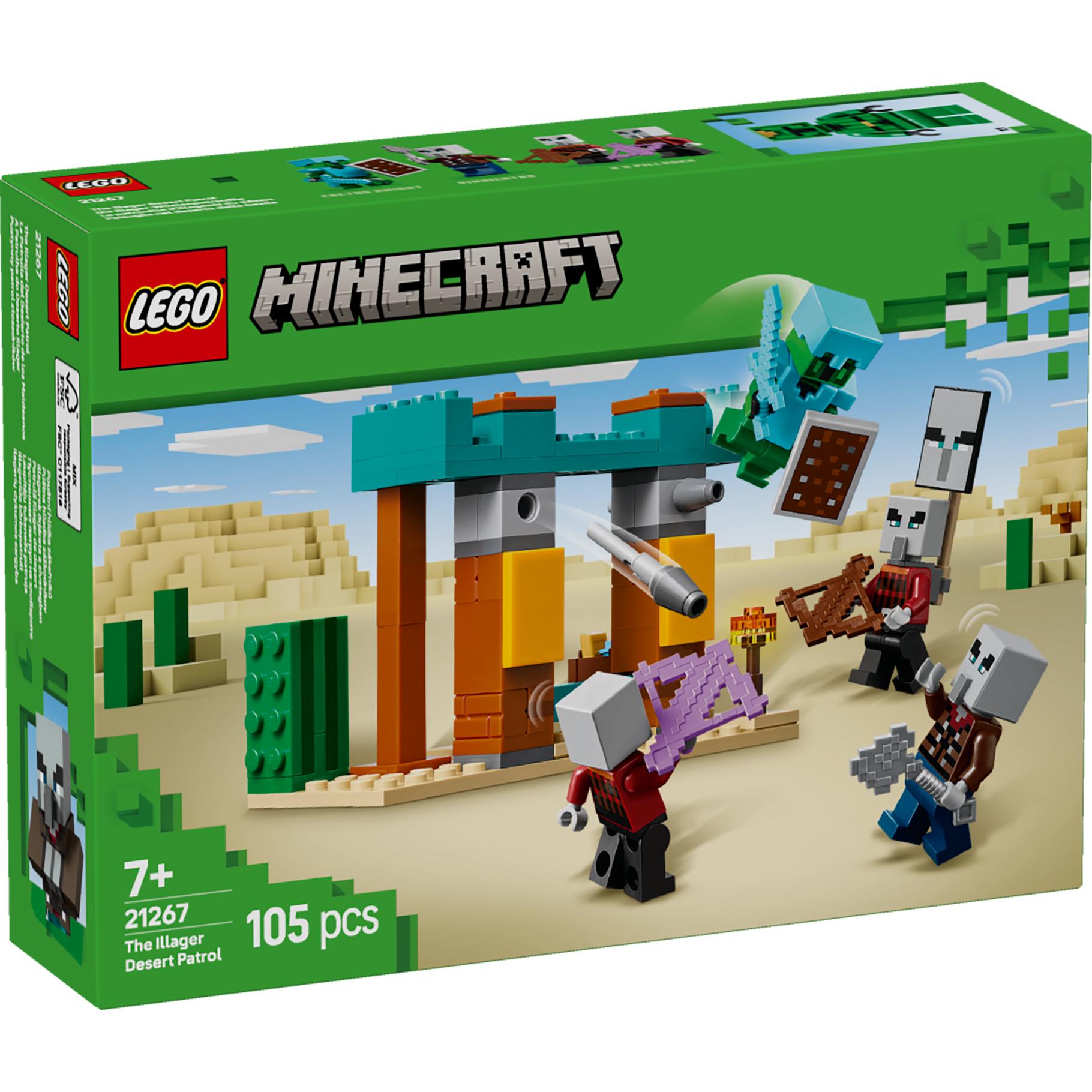 LEGO Minecraft 21267 Die Illager-Wüstenpatrouille