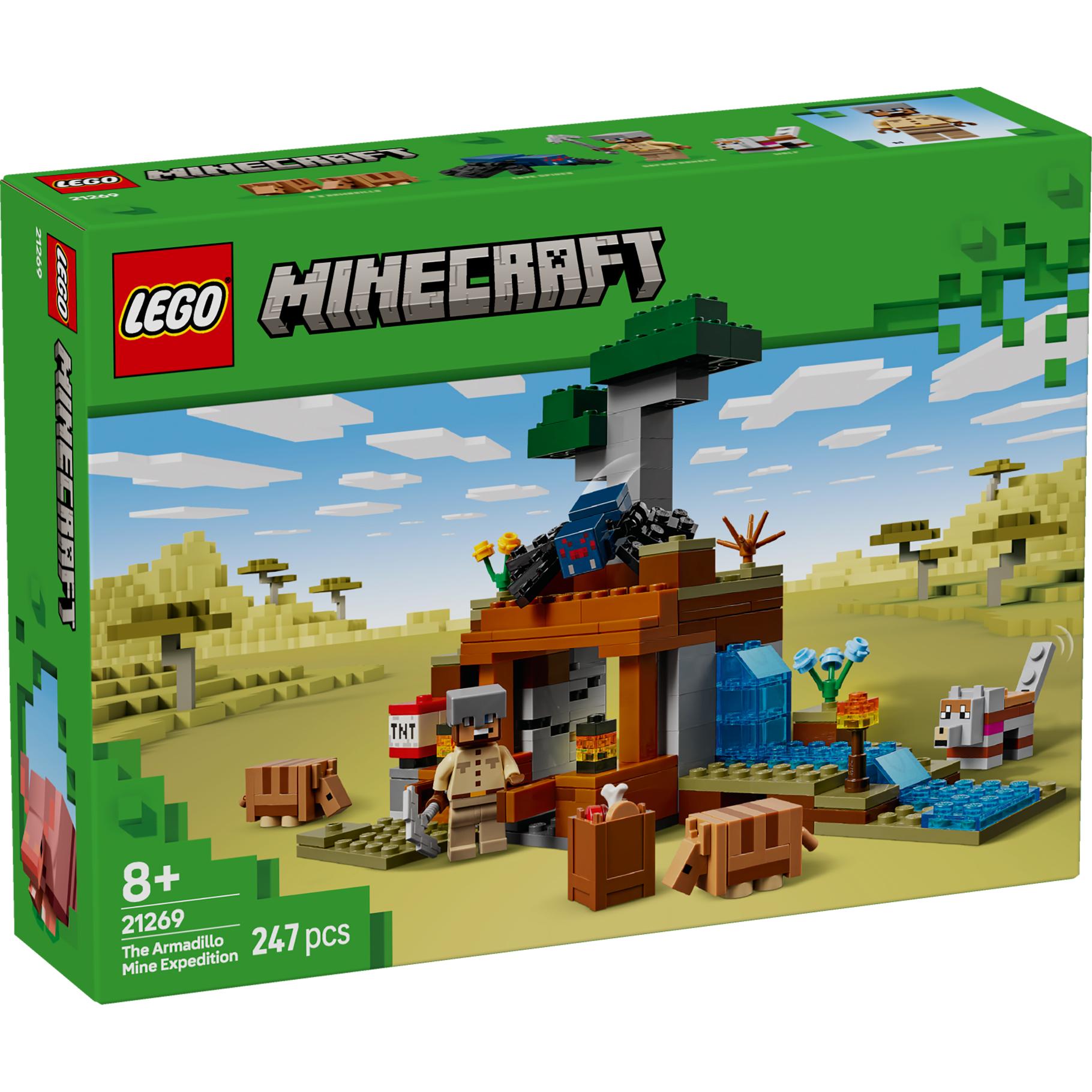 Top1Toys LEGO 21269 Minecraft De gordeldieren bij de mijn