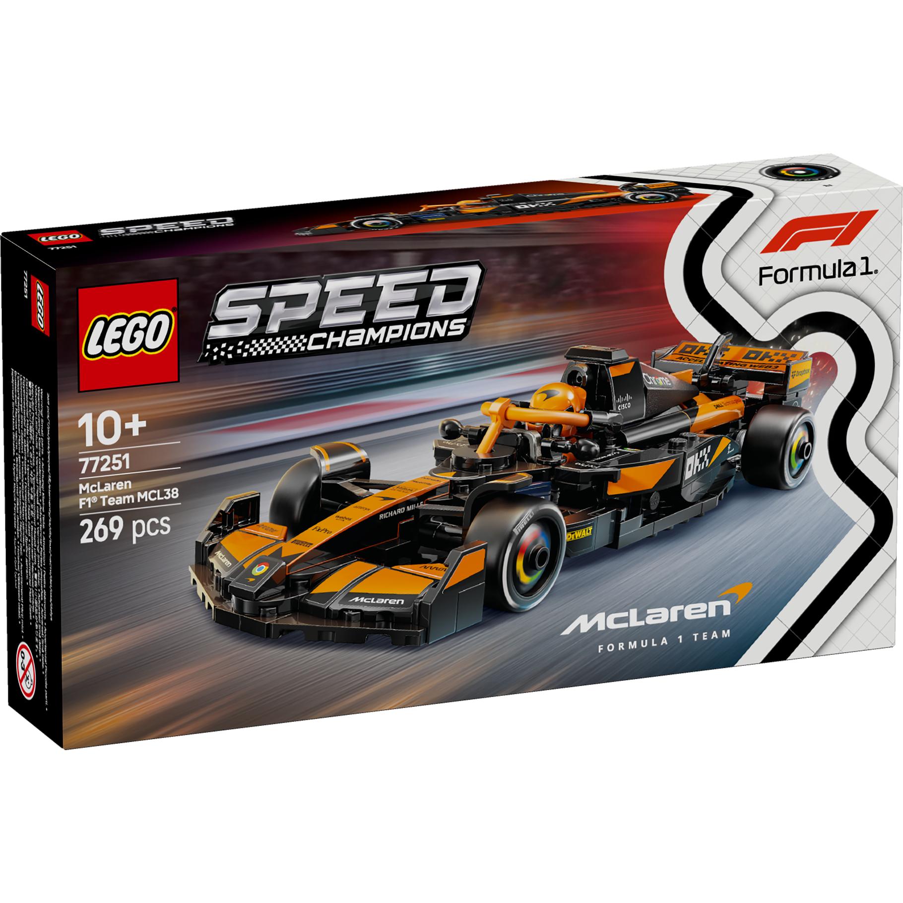 Top1Toys LEGO 77251 Speed Champions McLaren F1 Team  MCL38 racewagen