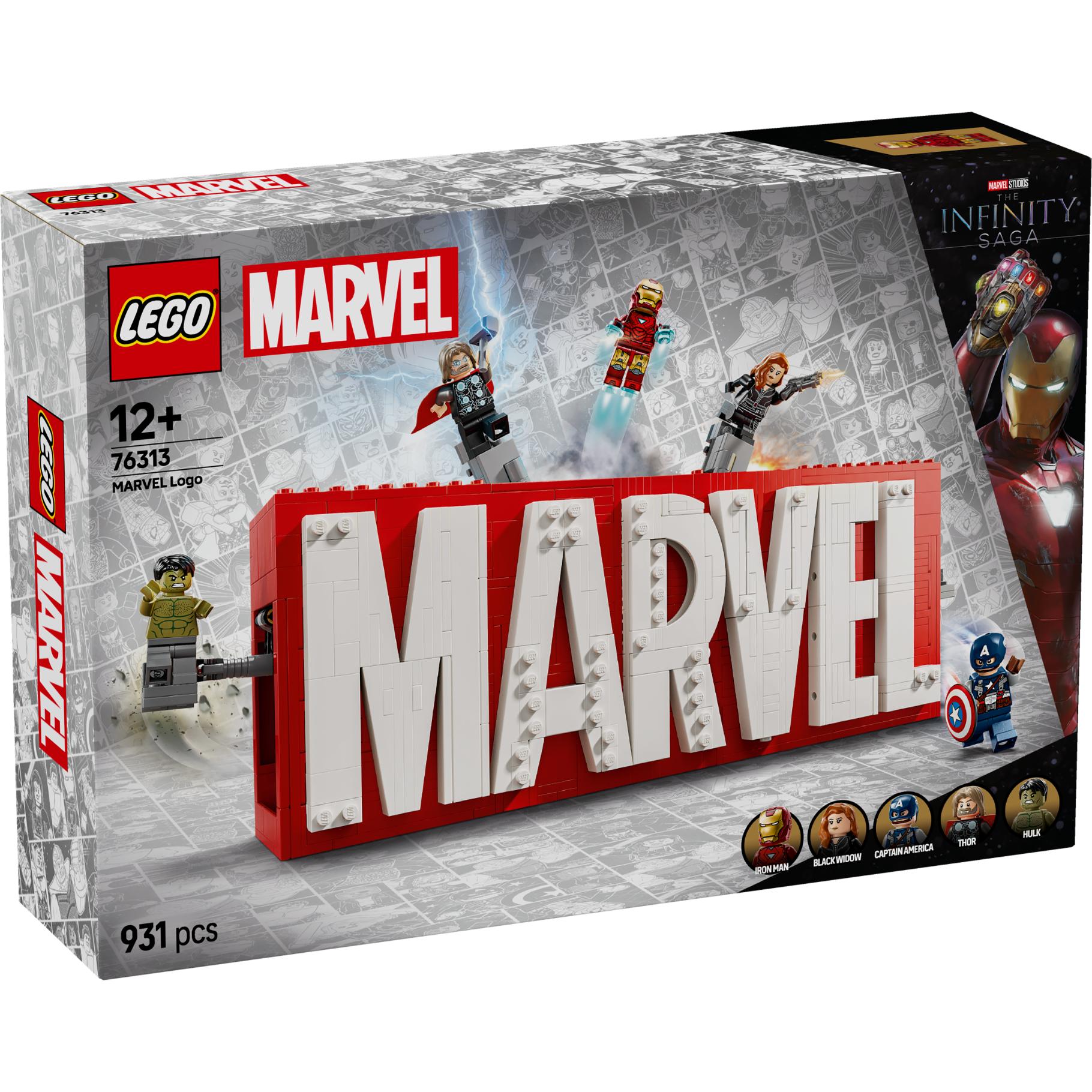 LEGO 76313 MARVEL Logo & Minifiguren