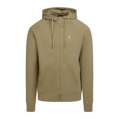 Sportus.nl Cruyff - Classic Zip-Through Hooded Sweater - Sand