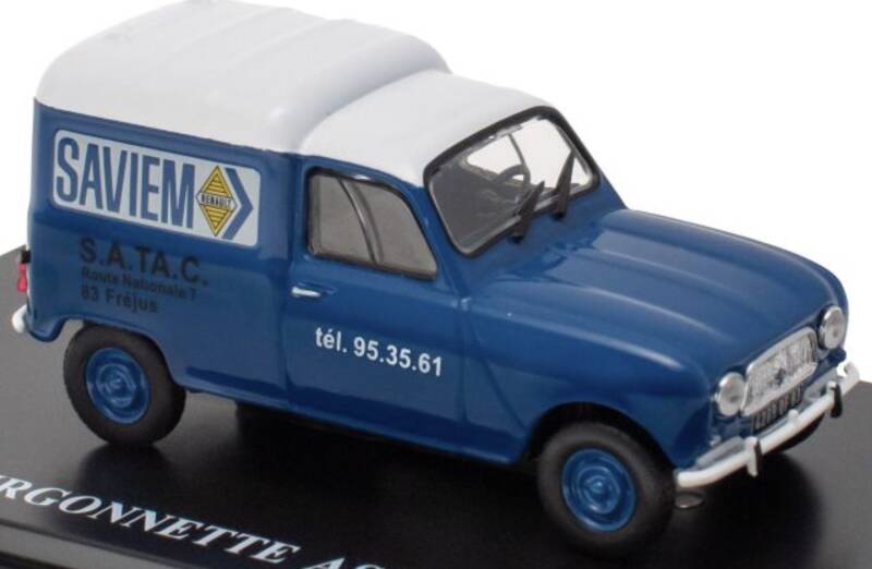 Brinic Modelcars Atlas Renault 4F - Assistance Saviem - 1967