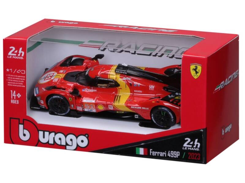 Brinic Modelcars Bburago Ferrari 499P - 24u Le Mans 2023