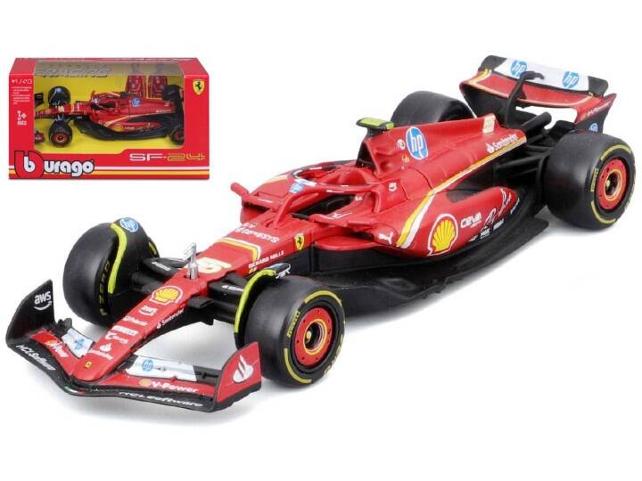 Brinic Modelcars Bburago Ferrari F1 SF-24 Carlos Sainz