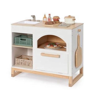 MUSTERKIND Taxus speelkeuken, wit/naturel