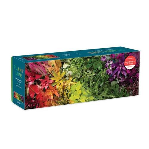 Galison Plant Life Panoramic Puzzle (1000 Piece) -   (ISBN: 9780735365292)