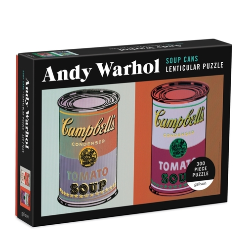 Andy Warhol Soup Cans 300 Piece Lenticular Puzzle -   (ISBN: 9780735366923)