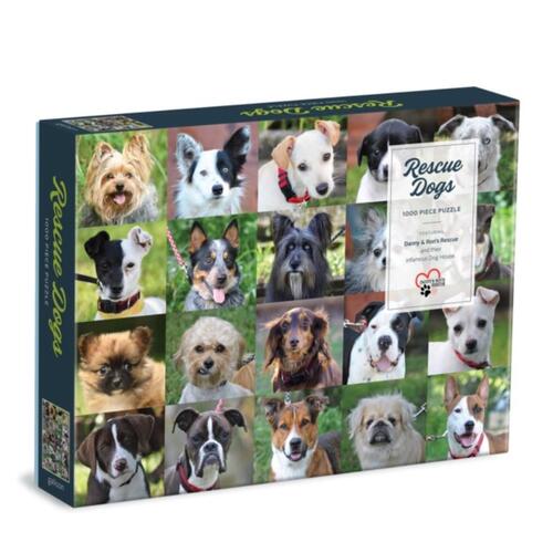 Galison Rescue Dogs 1000 Piece Puzzle -   (ISBN: 9780735369535)