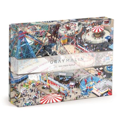 Galison Gray Malin 1000 Piece Puzzle Coney Island -   (ISBN: 9780735380561)