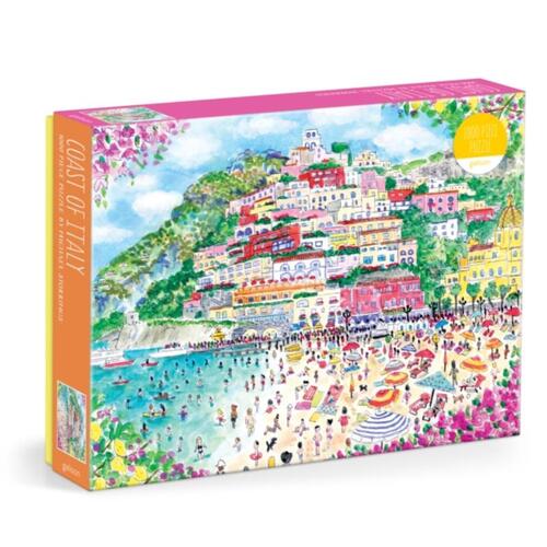 Galison Michael Storrings Coast Of Italy 1000 Piece Puzzle -   (ISBN: 9780735384835)