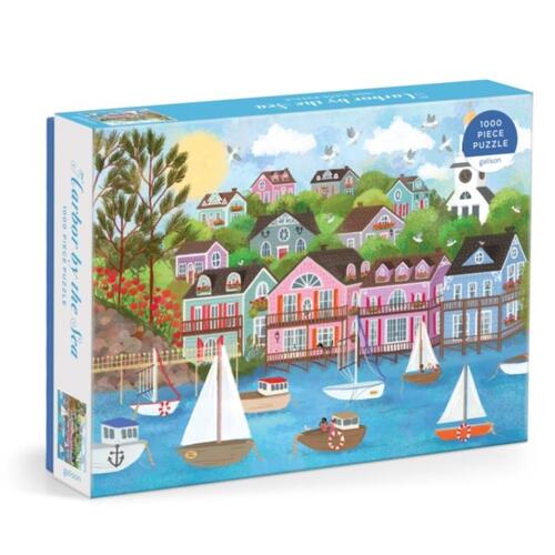 Galison Joy Laforme Harbor By The Sea 1000 Piece Puzzle -   (ISBN: 9780735384859)