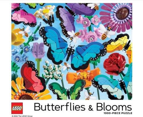 Lego Butterflies & Blooms 1000-Piece Puzzle -   (ISBN: 9781797233437)