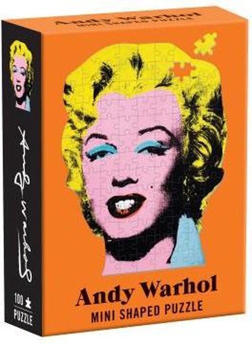 Galison Andy Warhol Mini Shaped Puzzle Marilyn (100 Piece) -   (ISBN: 9780735359963)