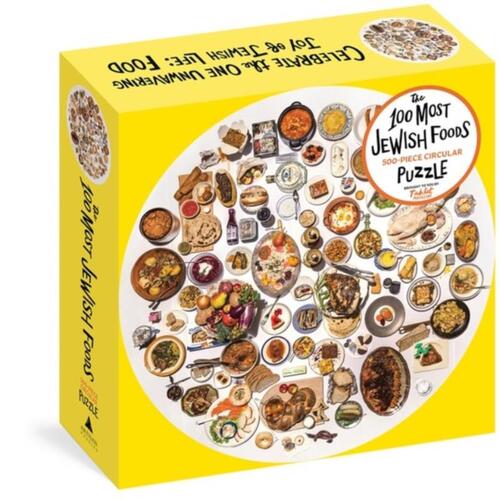 Tablet The 100 Most Jewish Foods: 500-Piece Circular Puzzle -   (ISBN: 9781648290756)