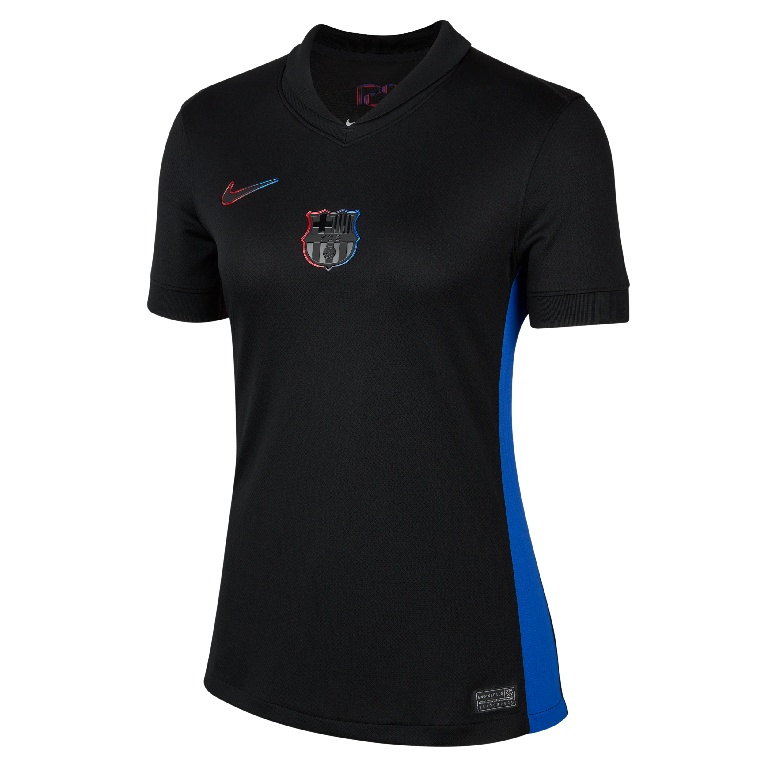 Nike FC Barcelona 2024/25 Stadium Uit  Dri-FIT replicavoetbalshirt voor dames - Zwart