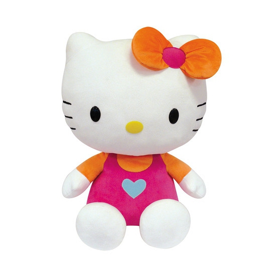 Jemini Hello Kitty - 50cm - roze - knuffel - Pluche - knuffeldier - katten -