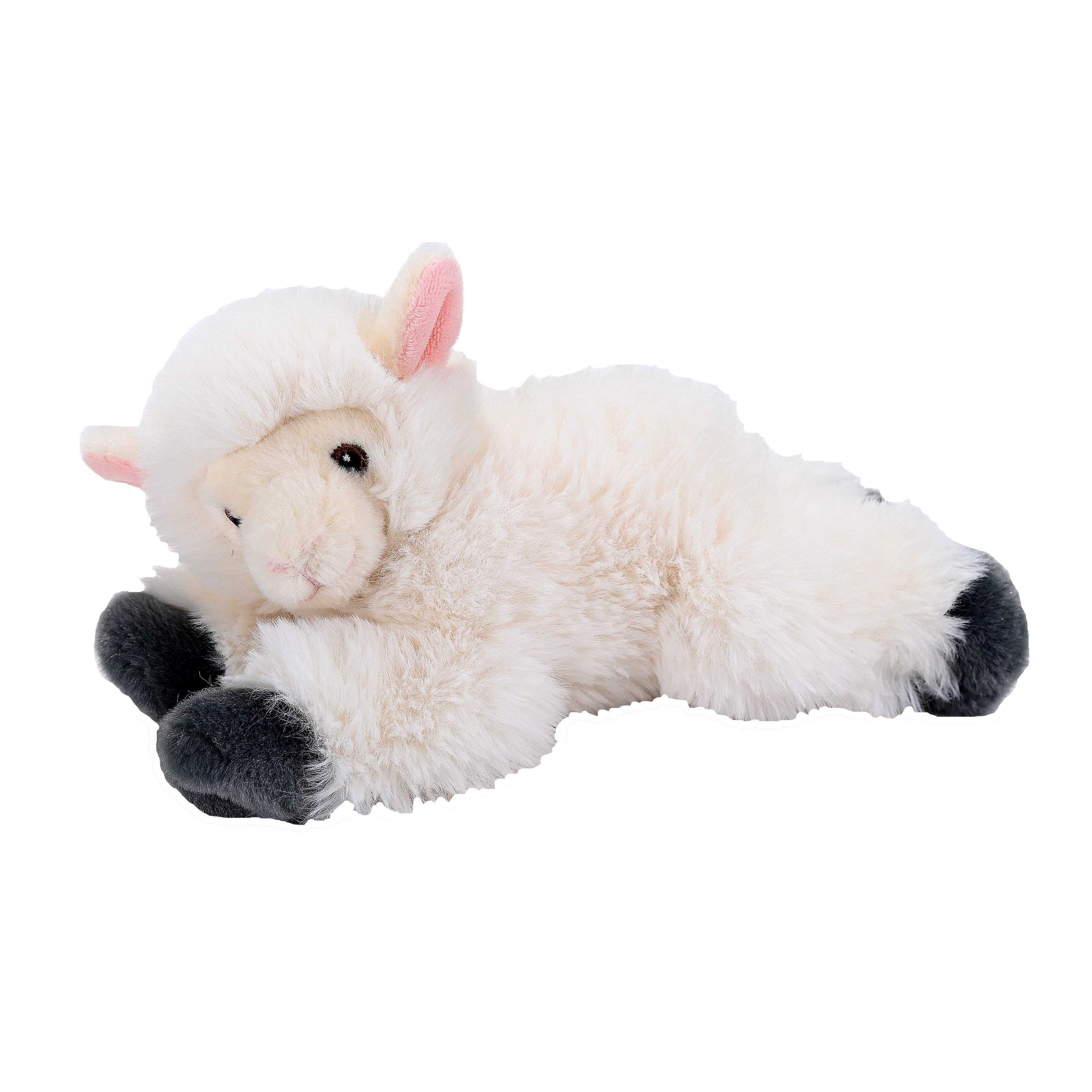 Wild Republic Knuffel Schaap - lammetje - pluche - dieren knuffels - 18 cm -