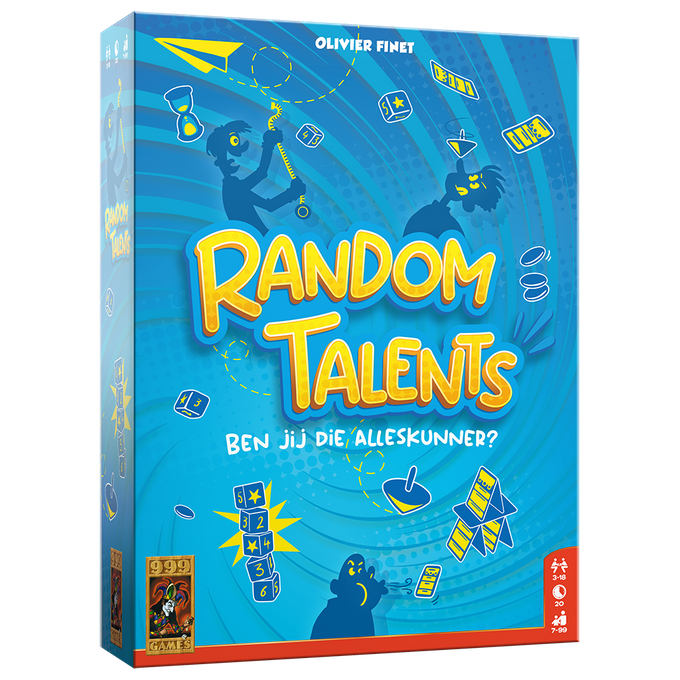 999 Games Random Talents - Partyspel