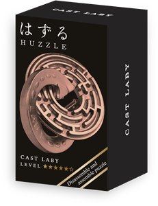 Huzzle Mini  Cast Puzzle - Laby Antique Copper (level 5)