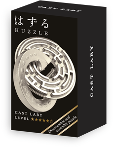 Huzzle Mini  Cast Puzzle - Laby Silver (level 5)