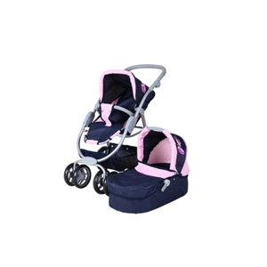 Knorr toys princess Coco poppenwagen, blauw