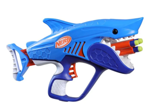 Nerf Elite Junior Sharkfire Blaster + 8 Darts