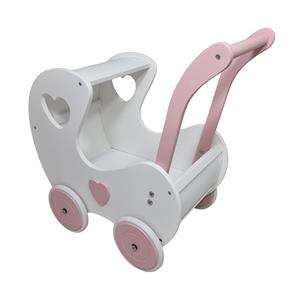 Playwood Hoge houten poppenwagen - Klassiek - Fiona