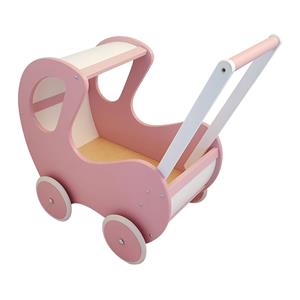 Playwood Hoge houten poppenwagen - Klassiek - Julia
